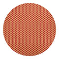 Red And Beige Japanese Pattern Print Round Blanket
