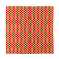 Red And Beige Japanese Pattern Print Silk Bandana