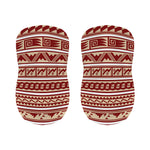 Red And Beige Southwestern Pattern Print Bar Stool Covers