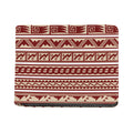 Red And Beige Southwestern Pattern Print Bifold Wallet