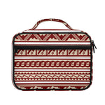 Red And Beige Southwestern Pattern Print Briefcase Bible Bag