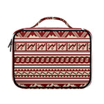 Red And Beige Southwestern Pattern Print Briefcase Bible Bag