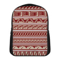 Red And Beige Southwestern Pattern Print Casual Backpack