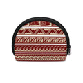Red And Beige Southwestern Pattern Print Coin Purse