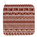 Red And Beige Southwestern Pattern Print Hand Towel