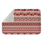 Red And Beige Southwestern Pattern Print Indoor Door Mat