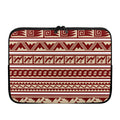 Red And Beige Southwestern Pattern Print Laptop Sleeve