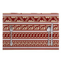 Red And Beige Southwestern Pattern Print Placemat