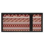 Red And Beige Southwestern Pattern Print Trifold Wallet