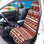 Red And Beige Southwestern Pattern Print Waterproof Car Seat Cover
