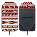 Red And Beige Southwestern Pattern Print Waterproof Car Seat Cover