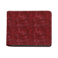 Red And Black African Ethnic Print Bifold Wallet