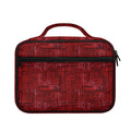 Red And Black African Ethnic Print Briefcase Bible Bag