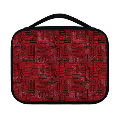 Red And Black African Ethnic Print Classic Bible Case