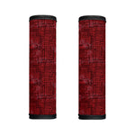 Red And Black African Ethnic Print Handle Covers