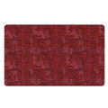 Red And Black African Ethnic Print Polyester Doormat