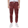 Red And Black African Ethnic Print Joggers