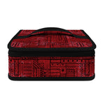 Red And Black African Ethnic Print Small Lunch Bag