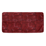 Red And Black African Ethnic Print Towel
