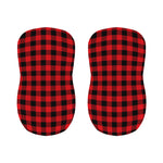 Red And Black Buffalo Check Print Bar Stool Covers