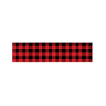 Red And Black Buffalo Check Print Bed Runner