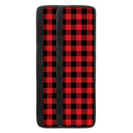 Red And Black Buffalo Check Print Refrigerator Handle Covers