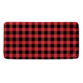 Red And Black Buffalo Check Print Towel