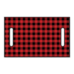 Red And Black Buffalo Plaid Print Golf Cart Seat Cover