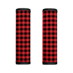 Red And Black Buffalo Plaid Print Handle Covers