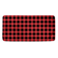 Red And Black Buffalo Plaid Print Towel