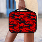 Red And Black Camouflage Print Classic Bible Case