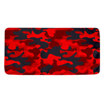 Red And Black Camouflage Print Towel
