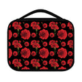 Red And Black Carnation Pattern Print Classic Bible Case