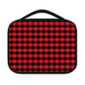 Red And Black Check Pattern Print Classic Bible Case