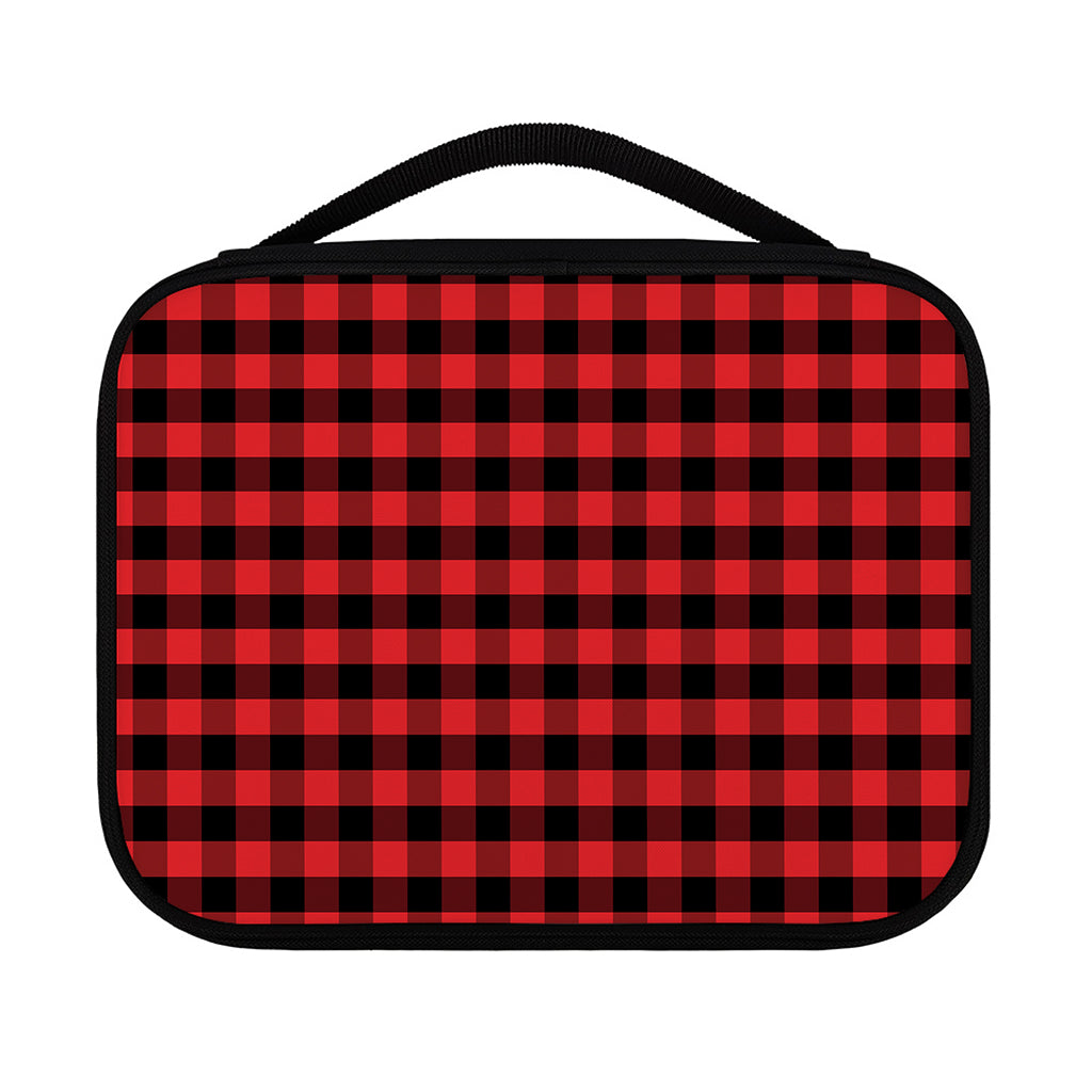 Red And Black Check Pattern Print Classic Bible Case