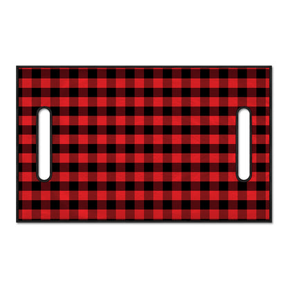 Red And Black Check Pattern Print Golf Cart Seat Cover