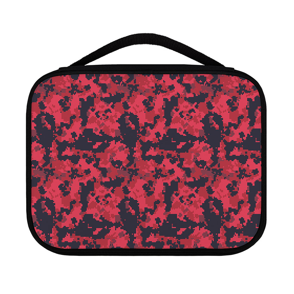 Red And Black Digital Camo Pattern Print Classic Bible Case