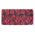 Red And Black Digital Camo Pattern Print Towel