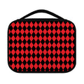 Red And Black Harlequin Pattern Print Classic Bible Case
