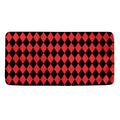 Red And Black Harlequin Pattern Print Towel