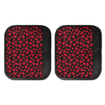 Red And Black Heart Pattern Print Handle Covers