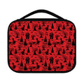 Red And Black Horror Witch Pattern Print Classic Bible Case