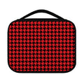 Red And Black Houndstooth Pattern Print Classic Bible Case