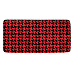 Red And Black Houndstooth Pattern Print Towel