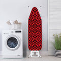 Red And Black Japanese Pattern Print Ironing Board Cover