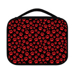 Red And Black Paw Pattern Print Classic Bible Case