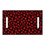 Red And Black Paw Pattern Print Golf Cart Seat Cover