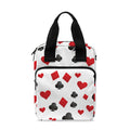 Red And Black Playing Card Suits Print Bible Tote Bag