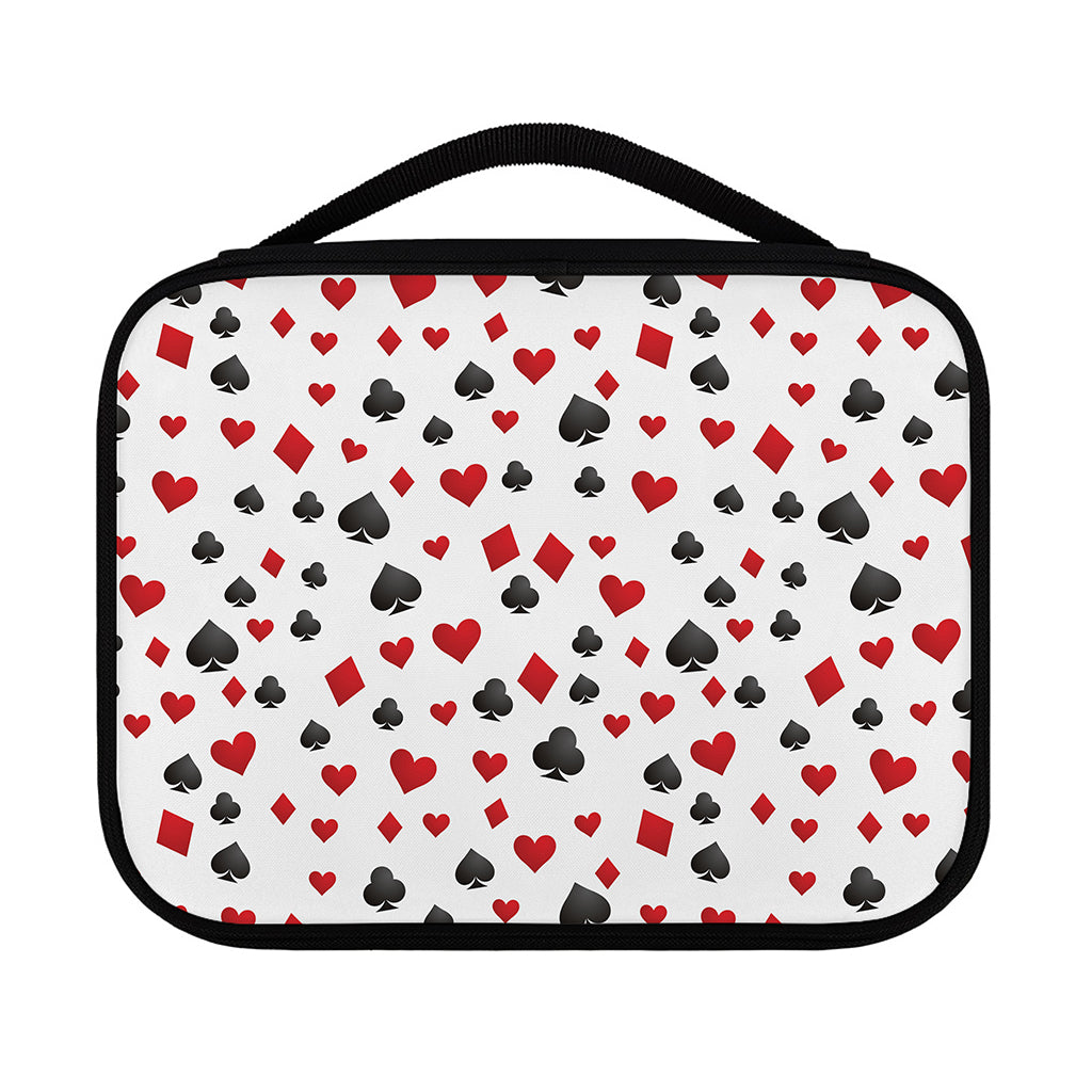 Red And Black Playing Card Suits Print Classic Bible Case