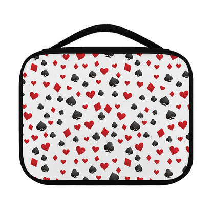 Red And Black Playing Card Suits Print Classic Bible Case